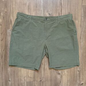 Faherty Men's 42 Green All Day Chino‎ 8" Performance Stretch Drawstring Shorts